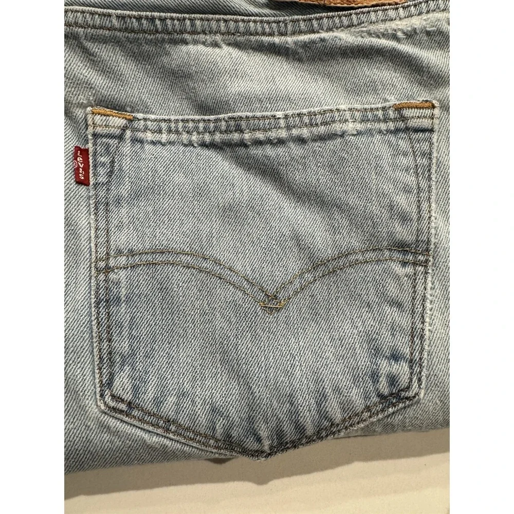 Vintage Levis 501 Jeans Straight Mens Size 36x35 Light Wash Denim Y2K Pants